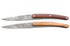 Set de 2 couteaux d'office Deejo Office Japonais manche en bois d'olivier et bois corail 9cm