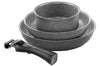 Set de cuisson 4 pièces Ballarini Torre 1 poêle 24cm + 1 poêle 28cm + 1 casserole 16cm + 1 poignée amovible