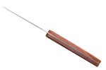 Set de 2 couteaux d'office Deejo Office Globe Trotter et Terra Incognita manche en bois d'olivier et bois corail 9cm