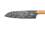 Couteau sankai Deejo Saporem Mundi 17cm manche en bois d'olivier