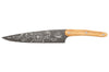 Couteau de chef Deejo Saporem Mundi 20cm manche en bois d'olivier