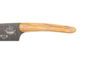 Couteau de chef Deejo Saporem Mundi 20cm manche en bois d'olivier