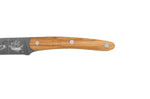 Couteau tranchelard Deejo Saporem Mundi 20cm manche en bois d'olivier
