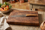 Couteau tranchelard Deejo Saporem Mundi 20cm manche en bois d'olivier