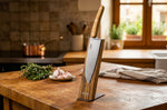 Couteau santoku Deejo lame damas 17cm Édition limitée 2025 avec support magnétique