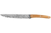 Couteau tranchelard Deejo Triskell 20cm manche en bois d'olivier