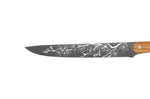 Couteau tranchelard Deejo Sakura 20cm manche en bois d'olivier