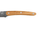Couteau tranchelard Deejo Sakura 20cm manche en bois d'olivier