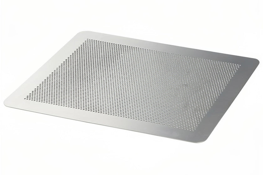 Plaque pâtissière perforée en aluminium Patisdécor sans rebords 40 x 30 cm