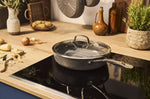 Sauteuse antiadhésive Ballarini Salina 28cm et couvercle en verre