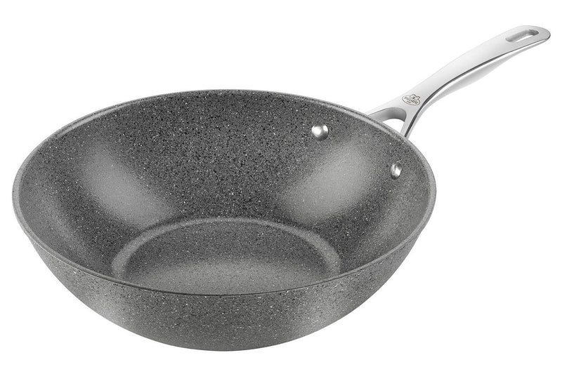 Wok antiadhésif Ballarini Salina 30cm en aluminium