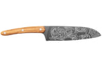 Couteau sankai Deejo Floréal 17cm manche en bois d'olivier