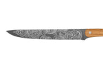 Couteau tranchelard Deejo Floréal 20cm manche en bois d'olivier