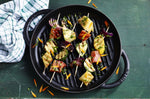 Poêle gril Staub Pure ronde en fonte émaillée noir mat - 23cm