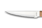 Coffret de 6 couteaux Pizza Bois Amefa inox et pakka