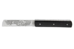 Couteau pliant Le Fidèle 20/20 en ébène 10,8cm lame décor lion