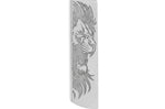 Couteau pliant Le Fidèle 20/20 en ébène 10,8cm lame décor lion