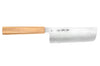 Couteau nakiri 16,5cm japonais artisanal Sakai Kikumori TS10 en chêne