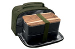 Sac isotherme Akinod kaki + Bento noir 1,4L