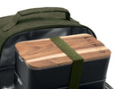 Sac isotherme Akinod kaki + Bento noir 1,4L