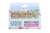 Bougies à piquer "Happy Birthday" Patisdécor dorées