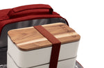 Sac isotherme Akinod terracotta + Bento blanc 1,4L