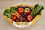 Lunch bag isotherme Akinod en polycoton moutarde 21L
