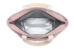 Lunch bag isotherme Akinod en polycoton rose 21L