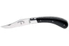 Couteau pliant artisanal Capuchadou acier sandvik manche bois d'ébène 12cm