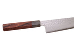 Couteau kiritsuke 20cm japonais artisanal Hado Shiosai VG10 manche bois de pakka