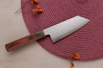 Couteau ko-bunka 13cm japonais artisanal Hado Shiosai VG10 manche bois de pakka