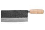 Couteau de chef chinois artisanal japonais 17cm Hatsukokoro Sentan Kurouchi Migaki en érable