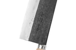 Couteau de chef chinois artisanal japonais 17cm Hatsukokoro Sentan Kurouchi Migaki en érable