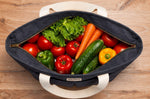 Lunch bag isotherme Akinod 10:47 en polycoton bleu navy 21L