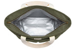 Lunch bag isotherme Akinod 10:47 en polycoton olive 21L