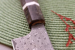 Couteau de chef 23cm japonais artisanal Nigara Hamono Anmon Damascus SG2