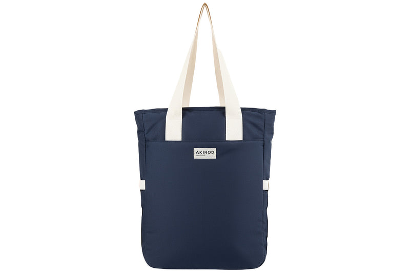 Lunch bag XL isotherme Akinod 08:19 en polycoton bleu navy 17,5L