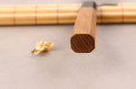 Couteau de chef 20cm japonais artisanal Nigara Hamono Migaki Tsuchime SG2 teck