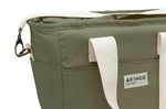 Lunch bag isotherme Akinod 08:17 en polycoton olive 7L