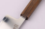 Couteau gyuto 21cm japonais artisanal Wusaki Hikari SLD manche bubinga