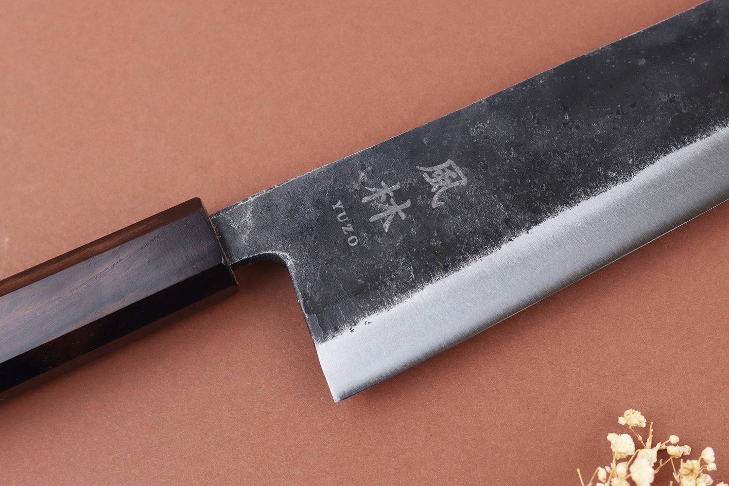 Couteau kiritsuke gyuto 21cm japonais artisanal Yuzo Shinju BS2