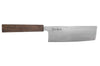 Couteau nakiri 16cm japonais artisnal Wusaki Hikari SLD manche bubinga