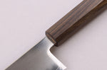 Couteau santoku 17cm japonais artisanal Wusaki Hikari SLD manche bubinga