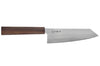 Couteau santoku kiritsuke 17,5cm japonais artisanal Wusaki Hikari SLD manche bubinga