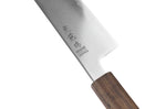 Couteau sujihiki kiritsuke 20cm japonais artisanal Wusaki Hikari SLD manche bubinga