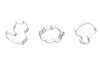 Set de 3 emporte-pièces Patisdécor forêt assortis en inox