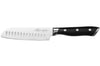 Couteau mini santoku Sabatier International Hercules lame alvéolée 13cm manche ABS 3 rivets