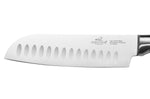 Couteau mini santoku Sabatier International Hercules lame alvéolée 13cm manche ABS 3 rivets