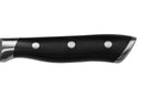 Couteau mini santoku Sabatier International Hercules lame alvéolée 13cm manche ABS 3 rivets