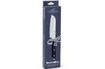 Couteau mini santoku Sabatier International Hercules lame alvéolée 13cm manche ABS 3 rivets